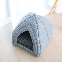 Load image into Gallery viewer, Warm Pet Dog Cat Bed Foldable Cat House Soft Fabric Shape Pet Sleeping House Washable Pet Supplies For Cat Sleep