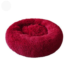 Load image into Gallery viewer, 40-100cm Long Plush Super Soft Pet Cat Bed Kennel Dog Round Cat Winter Warm Sleeping Bag Puppy Cushion Mat Portable Cat Supplies
