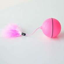Load image into Gallery viewer, USB Rechargeable Battery Electric Rolling Ball Toys for Cat Interactive Laser Magic Ball Toy with Laser Light Keep Your Pet Busy
