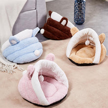 Load image into Gallery viewer, 3 Size Puppy Pet Cat Dog Soft Warm Nest Kennel Bed Cave House Sleeping Bag Mat Pad Tent S-L 4 Colors Pets Winter Warm Cozy Beds
