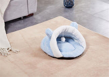 Load image into Gallery viewer, 3 Size Puppy Pet Cat Dog Soft Warm Nest Kennel Bed Cave House Sleeping Bag Mat Pad Tent S-L 4 Colors Pets Winter Warm Cozy Beds
