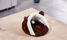 Load image into Gallery viewer, 3 Size Puppy Pet Cat Dog Soft Warm Nest Kennel Bed Cave House Sleeping Bag Mat Pad Tent S-L 4 Colors Pets Winter Warm Cozy Beds
