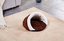 Load image into Gallery viewer, 3 Size Puppy Pet Cat Dog Soft Warm Nest Kennel Bed Cave House Sleeping Bag Mat Pad Tent S-L 4 Colors Pets Winter Warm Cozy Beds
