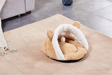 Load image into Gallery viewer, 3 Size Puppy Pet Cat Dog Soft Warm Nest Kennel Bed Cave House Sleeping Bag Mat Pad Tent S-L 4 Colors Pets Winter Warm Cozy Beds
