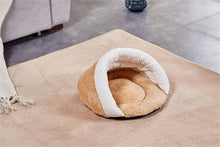 Load image into Gallery viewer, 3 Size Puppy Pet Cat Dog Soft Warm Nest Kennel Bed Cave House Sleeping Bag Mat Pad Tent S-L 4 Colors Pets Winter Warm Cozy Beds
