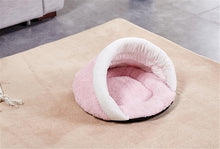 Load image into Gallery viewer, 3 Size Puppy Pet Cat Dog Soft Warm Nest Kennel Bed Cave House Sleeping Bag Mat Pad Tent S-L 4 Colors Pets Winter Warm Cozy Beds

