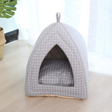 Load image into Gallery viewer, Warm Pet Dog Cat Bed Foldable Cat House Soft Fabric  Shape Pet Sleeping House Washable Pet Supplies For Cat Sleep
