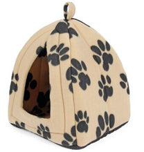 Load image into Gallery viewer, Cone Pet Cat Bed Kitten Kennel Very Soft Fabric Dog Bed Pet House Puppy Dog Cat with Paw Cama Para Cachorro Products for Animals
