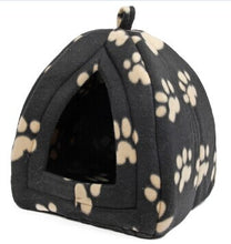 Load image into Gallery viewer, Cone Pet Cat Bed Kitten Kennel Very Soft Fabric Dog Bed Pet House Puppy Dog Cat with Paw Cama Para Cachorro Products for Animals
