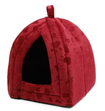 Load image into Gallery viewer, Cone Pet Cat Bed Kitten Kennel Very Soft Fabric Dog Bed Pet House Puppy Dog Cat with Paw Cama Para Cachorro Products for Animals
